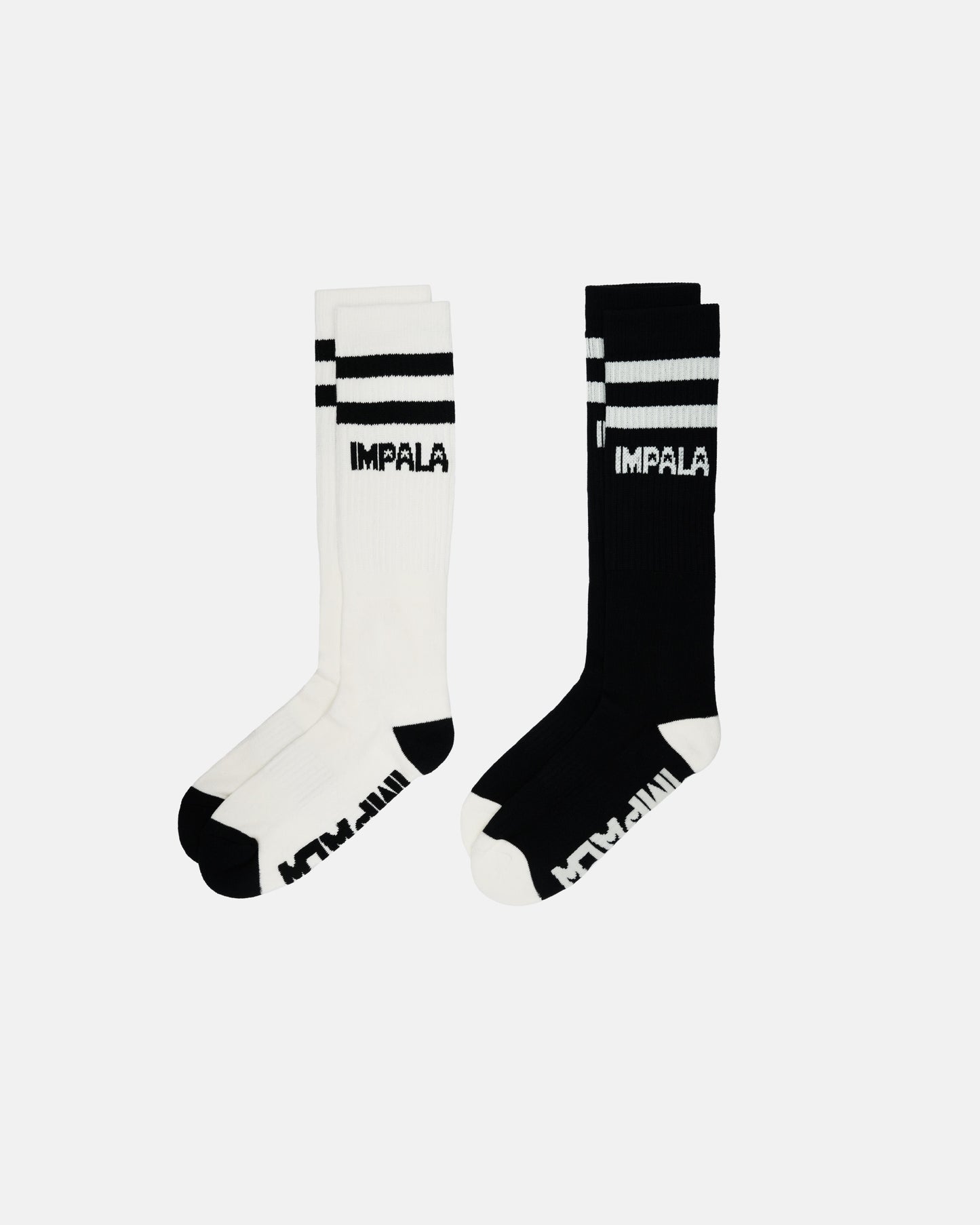 Impala High Stripe Sock 2 Pack - Coffee Creme
