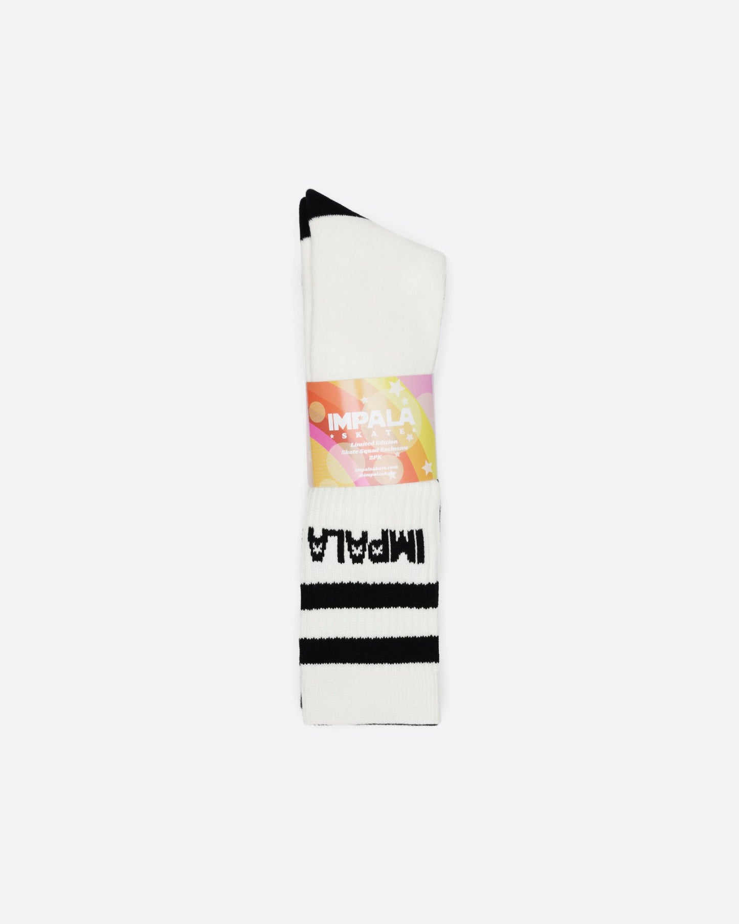 Impala High Stripe Sock 2 Pack - Coffee Creme