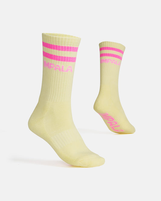 Impala Stripe Socks 3 Pack - Petal - Impala Skate