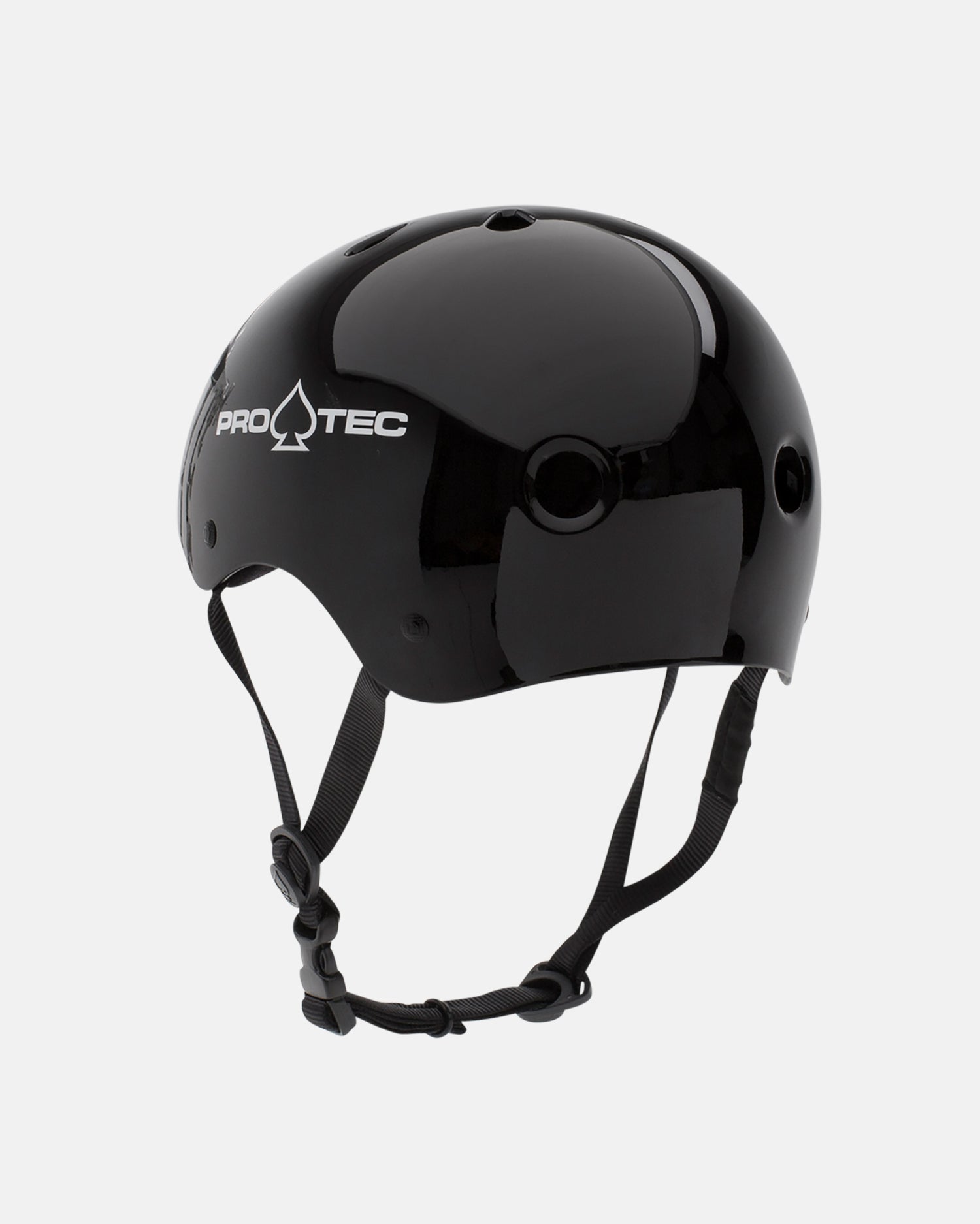 Protec Classic Skate Helmet - Gloss Black - Impala Rollerskates