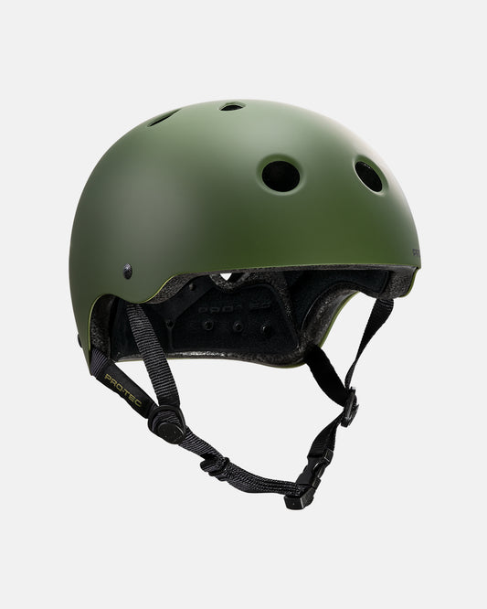 Protec Classic Helmet (Certified) - Matte Olive - Impala Rollerskates