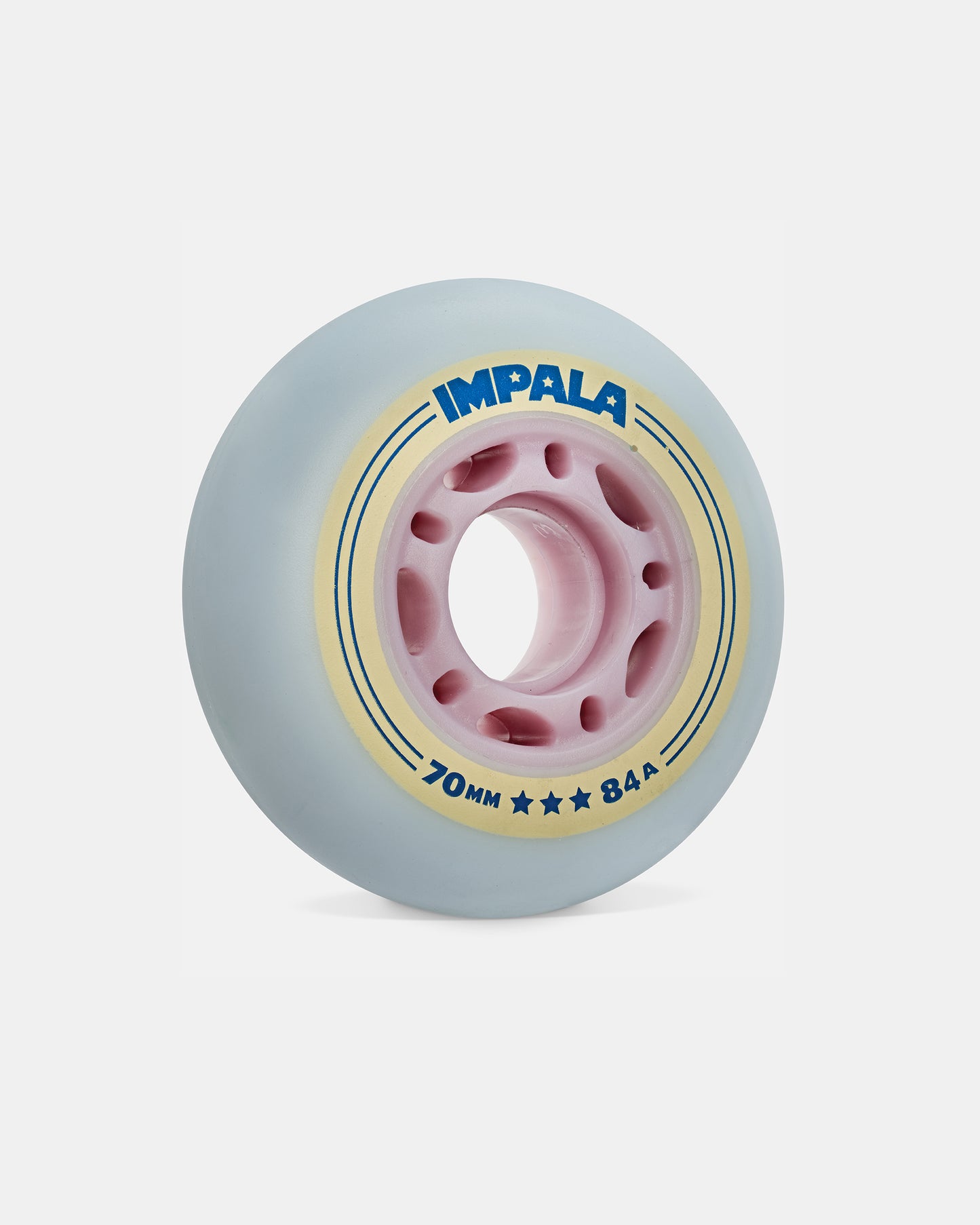 Impala Inline Wheel 4pk - Sky Blue/Yellow - Impala Rollerskates
