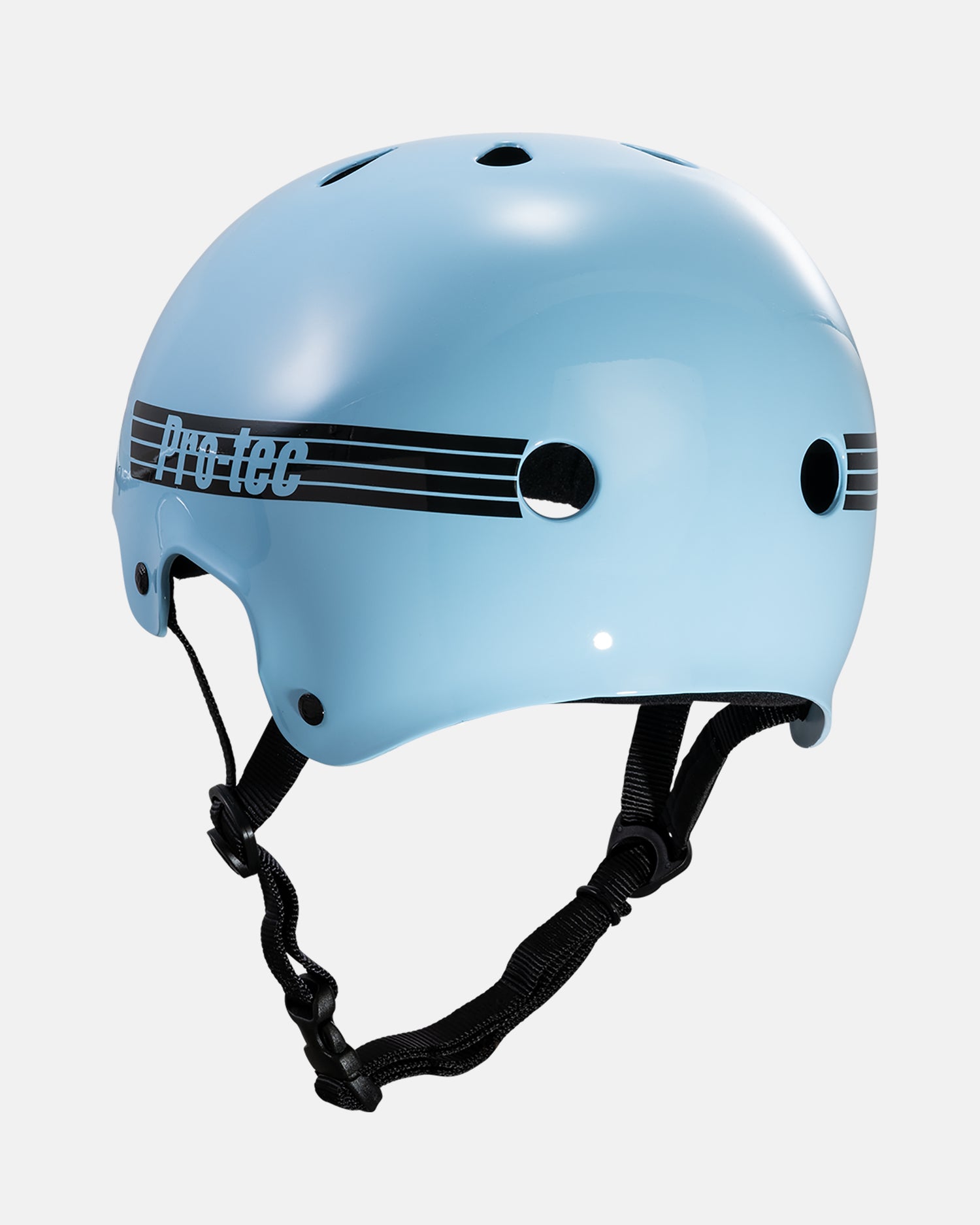 Protec Old School Skate Helmet - Gloss Baby Blue - Impala Rollerskates