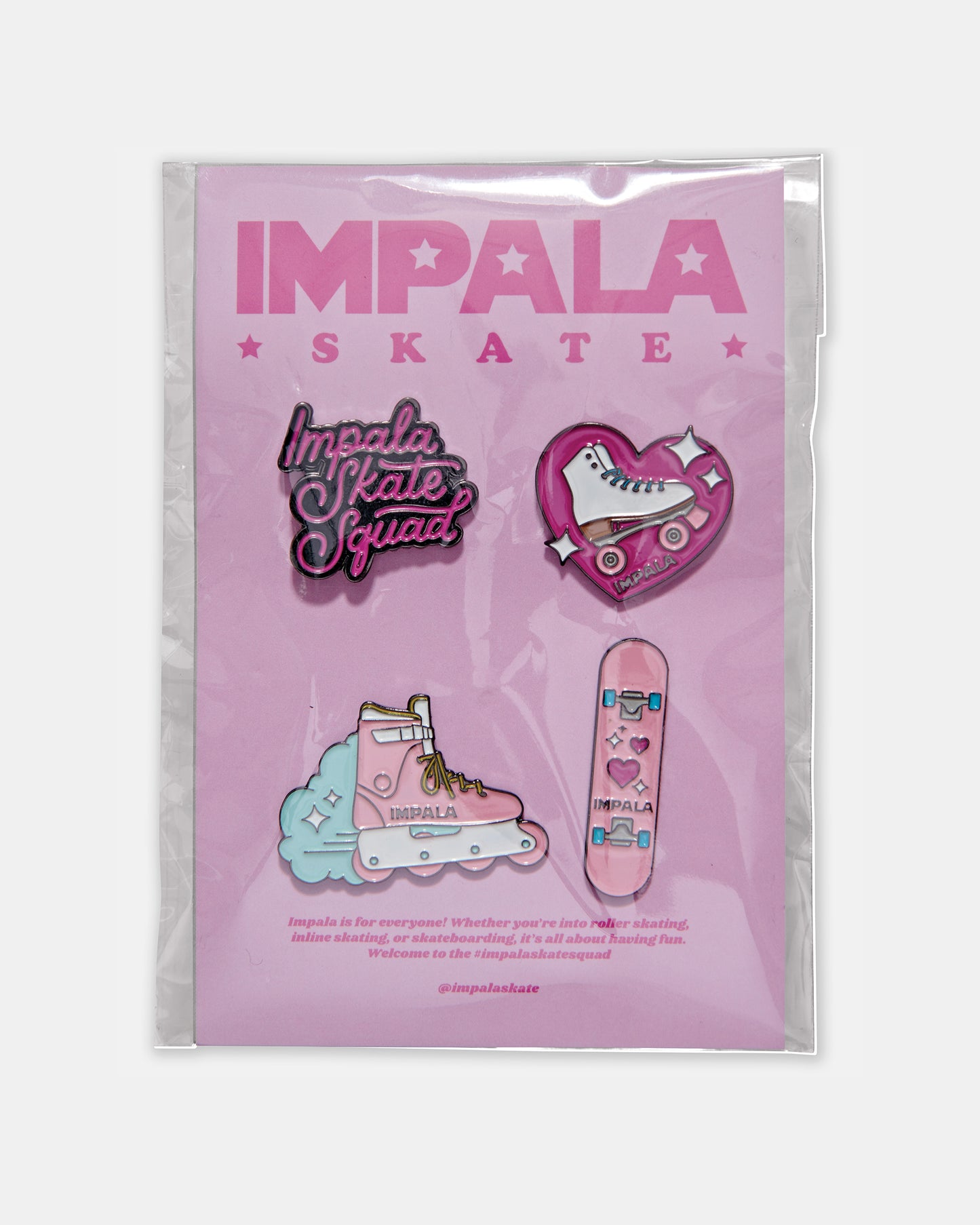 Impala Skate Enamel Pin Pack - Impala Rollerskates